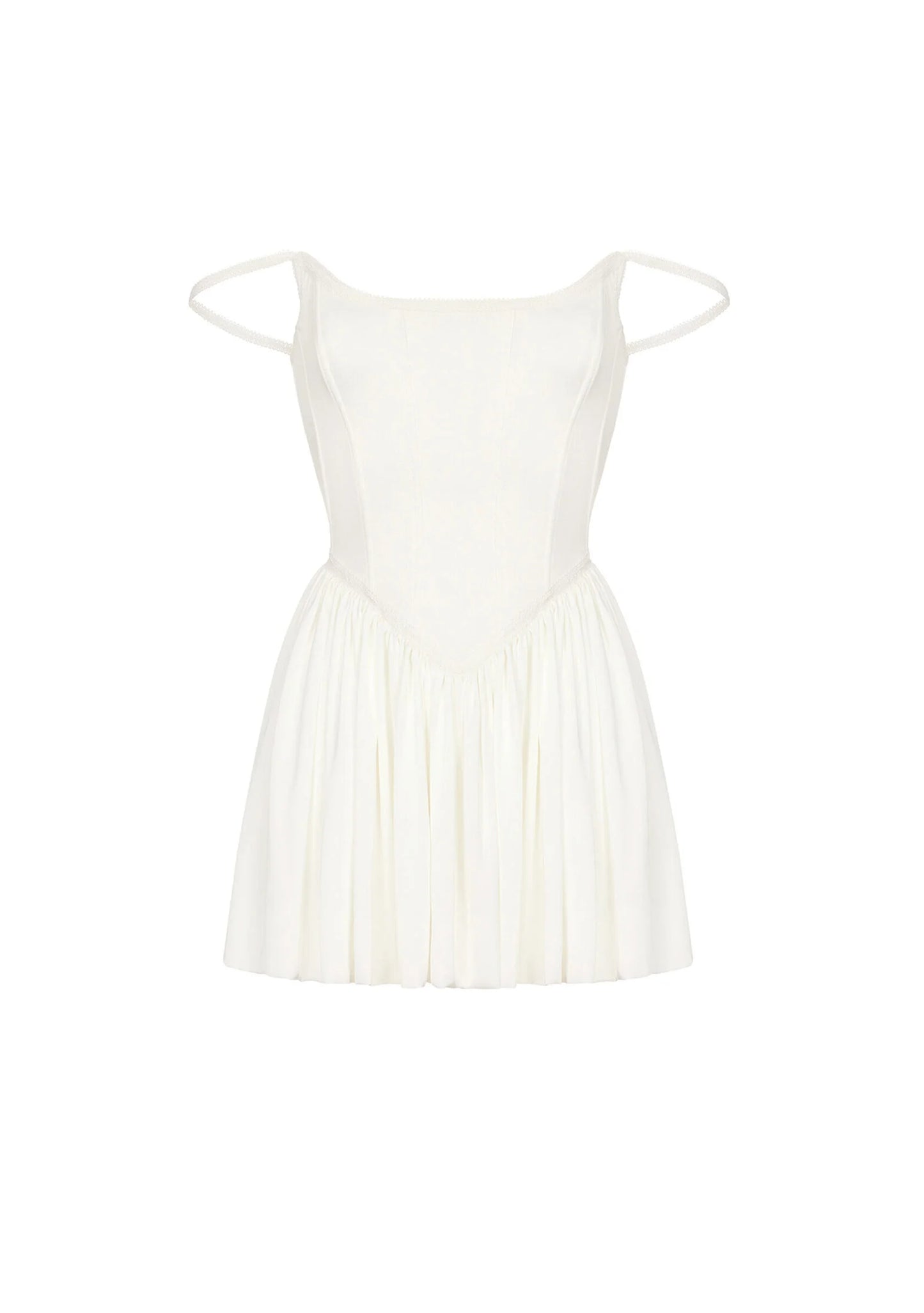 Perfect Corset Dress with Silk Skirt